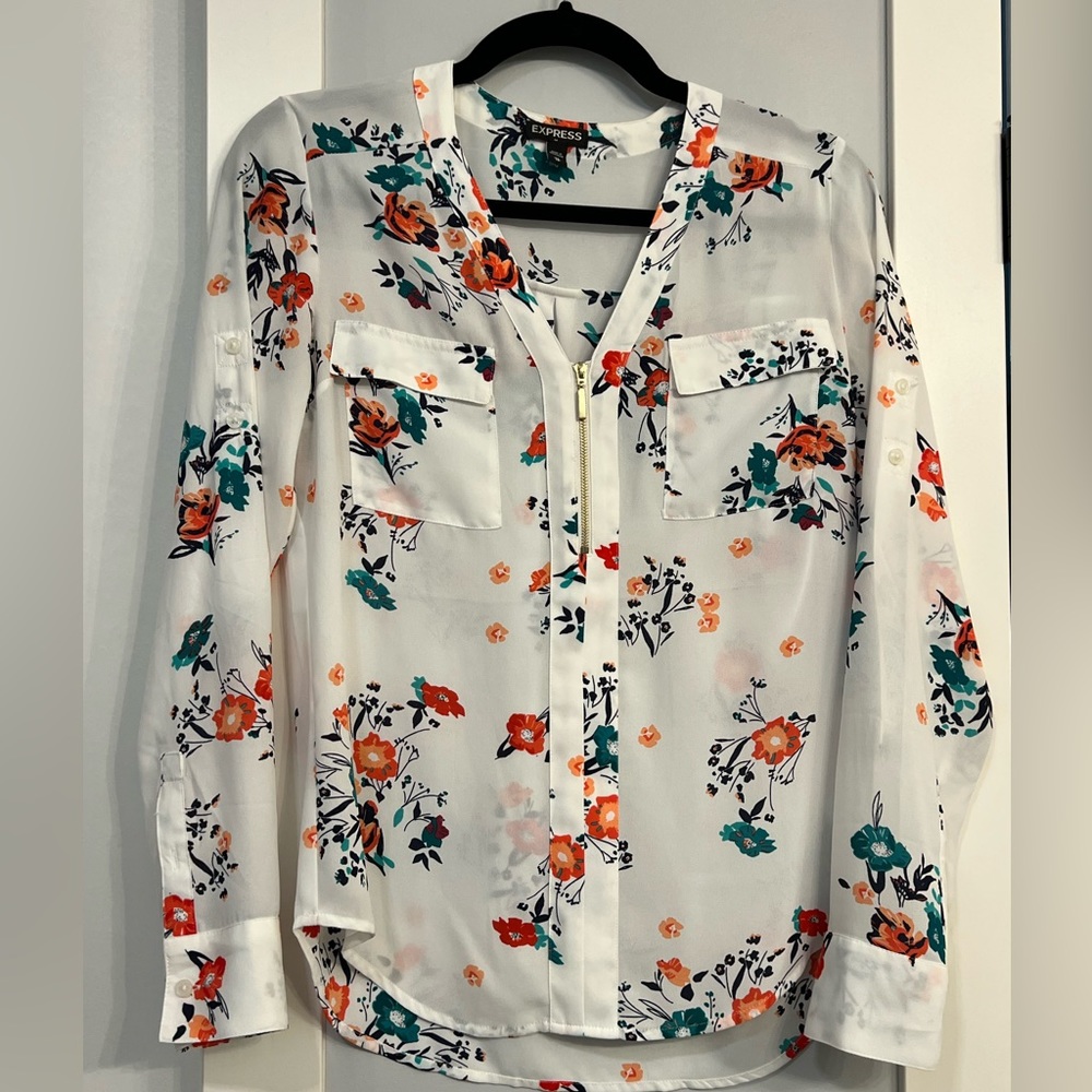 Express Floral Portofino Shirt